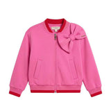 Twinset Milano Kids Completo Rosa e Magenta con Fiocco per Bambine