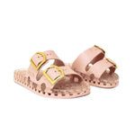 Sensi Kids Flamingo Sandalo Cipria Doppia Fascia per Bambine (fronte)