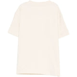 Palm Angels Kids T-Shirt Sabbia con Logo per Bambini