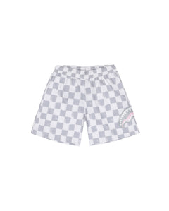 Sprayground Kids Bermuda Grigio A Quadri per Bambine