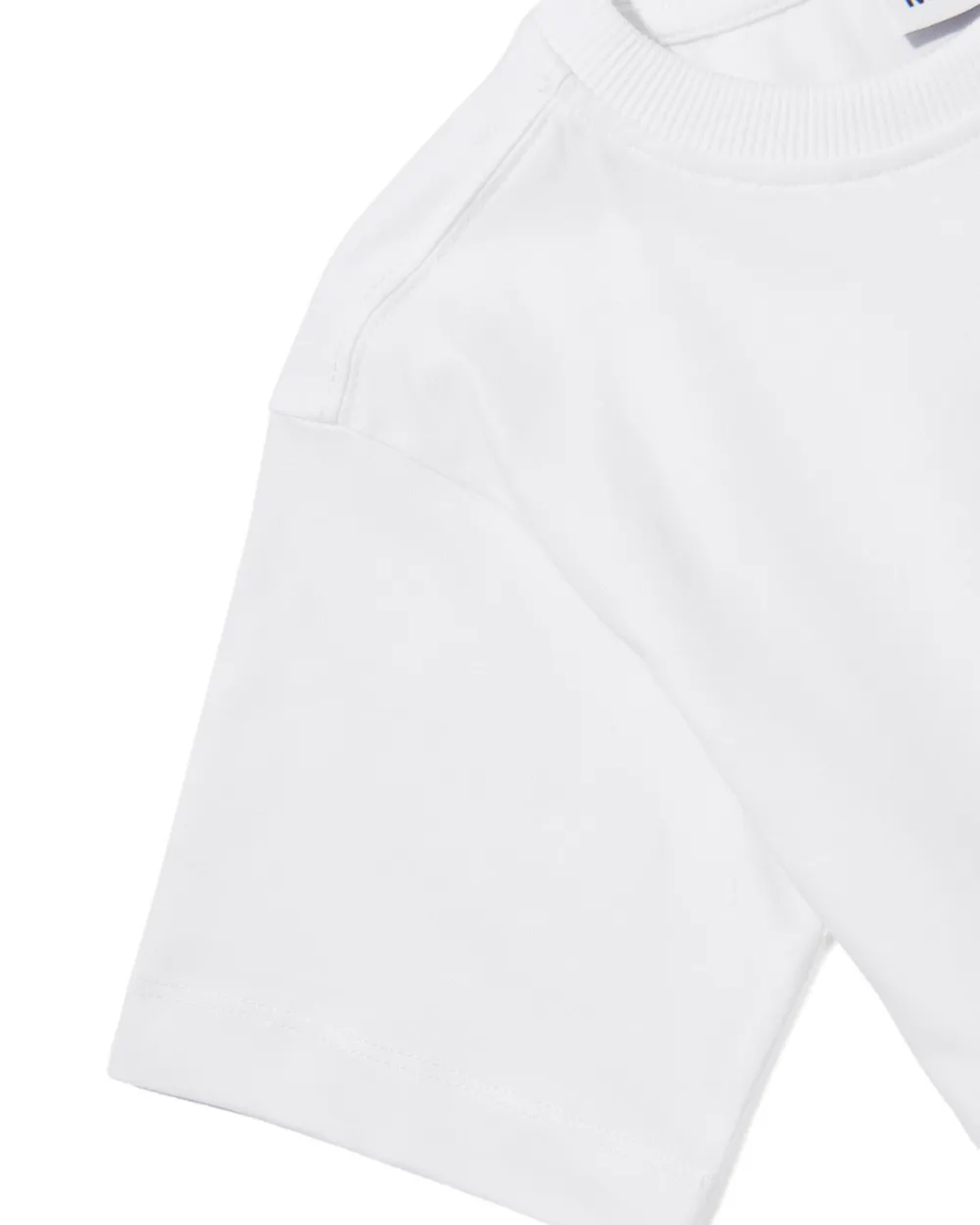 Moschino Kids T-shirt Bianco con Logo Teddy Bear per Bambini