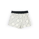 Elisabetta Franchi La Mia Bambina Shorts Panna con Logo Geometrico per Neonate