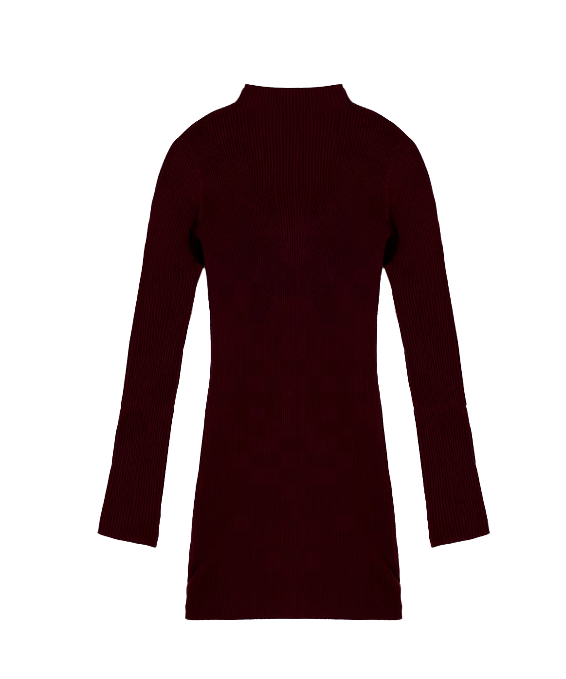 Twinset Kids Abito Lungo Bordeaux con Logo per Bambine