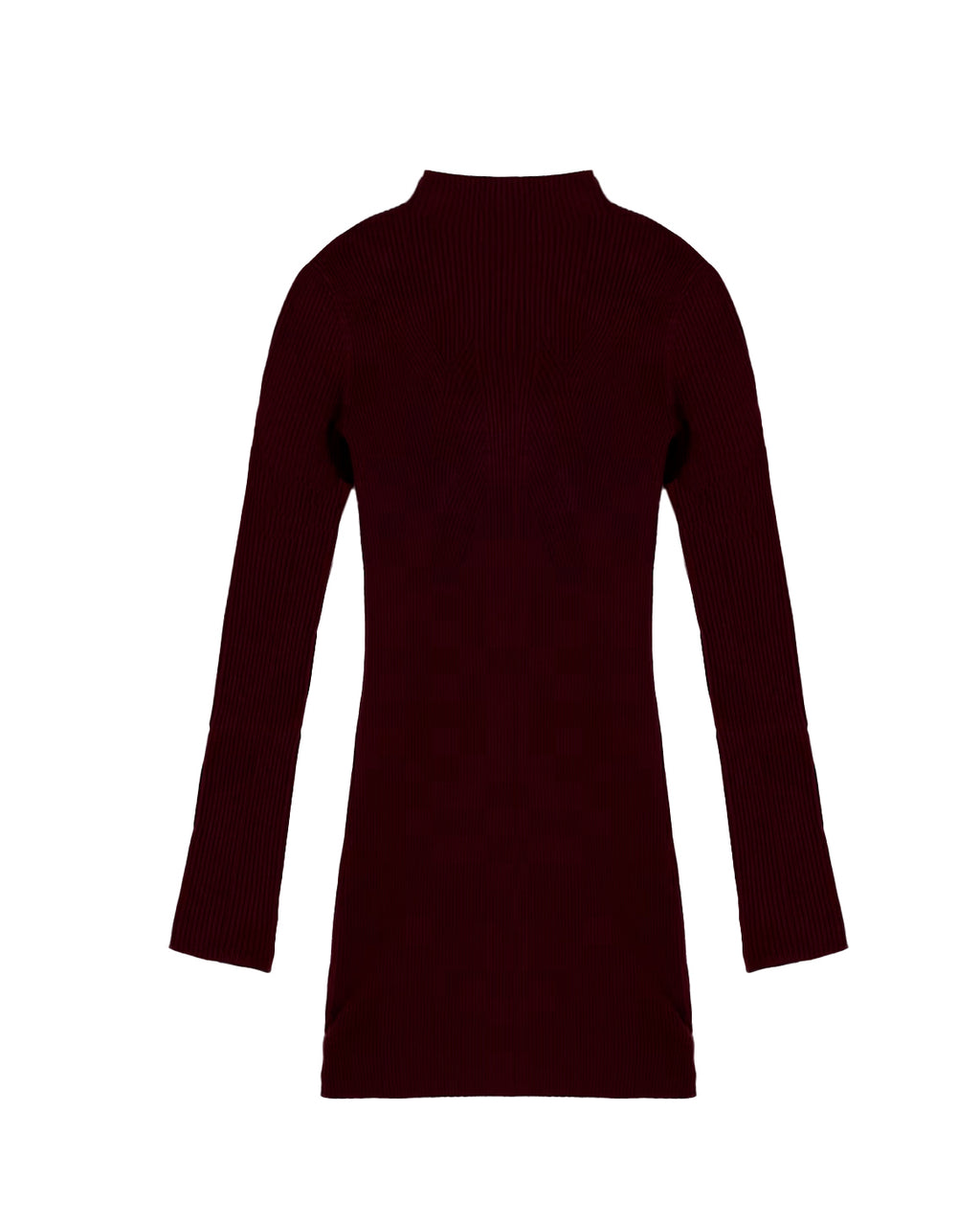 Twinset Kids Abito Lungo Bordeaux con Logo per Bambine