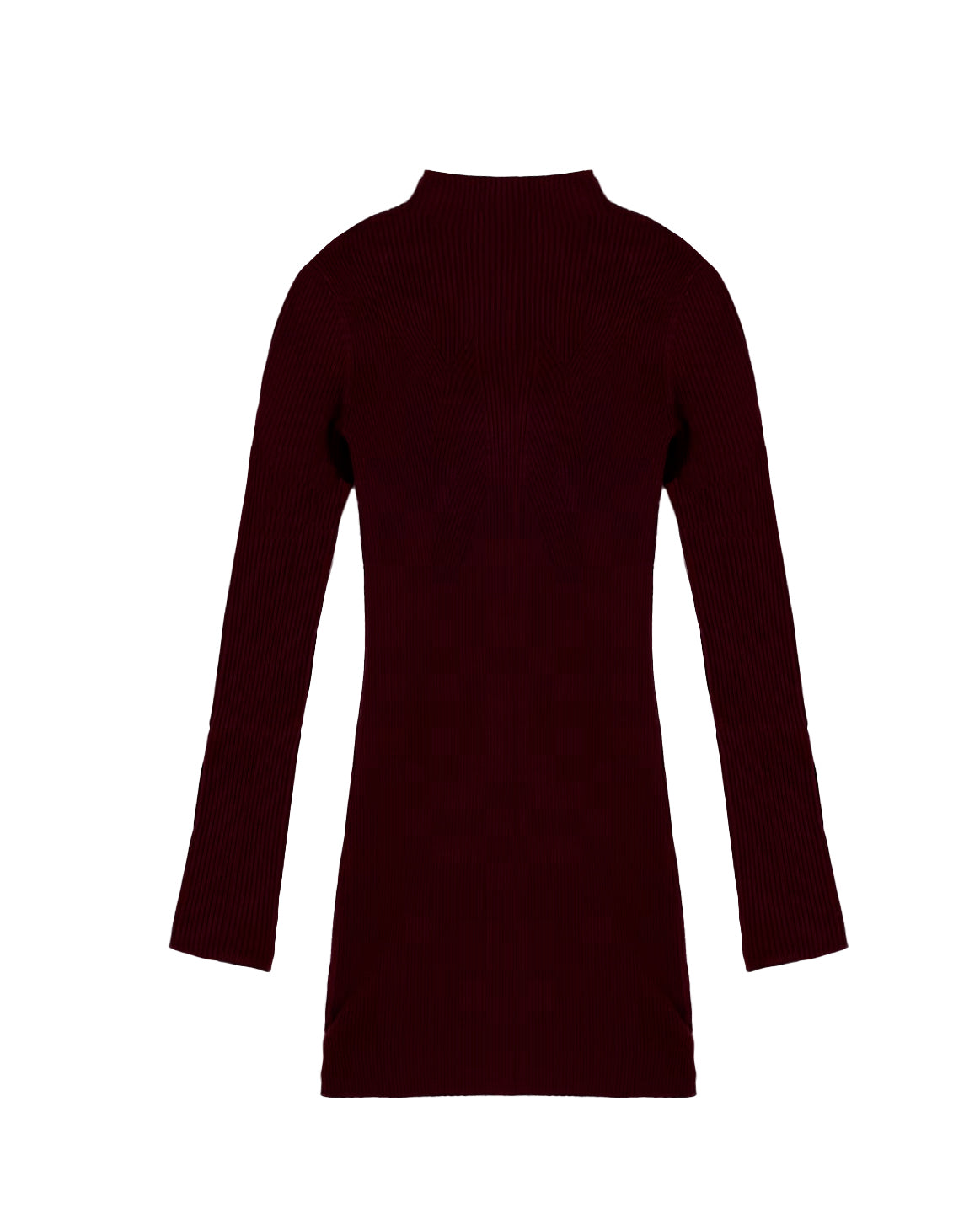 Twinset Kids Abito Lungo Bordeaux con Logo per Bambine