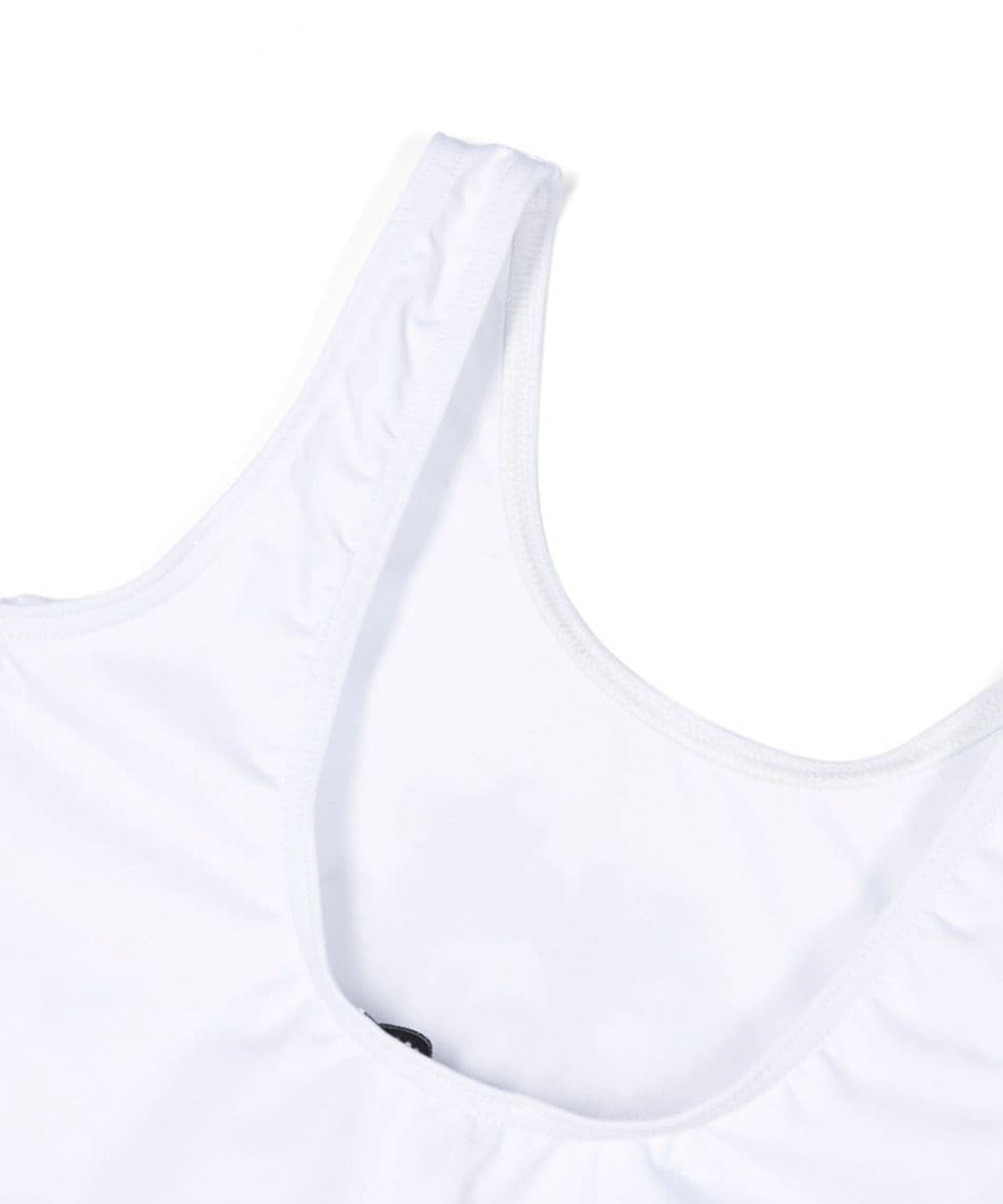 Moschino Kids Costume Monokini Bianco con Logo Teddy Bear per Bambine (dettaglio)