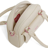 Diesel Kids Mini Bag Beige con Dettagli Fucsia per Bambine