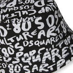 Dsquared Kids Cappello Pescatore con Logo All-over