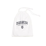 Dsquared2 Kids White Chenille Romper with Logo Print