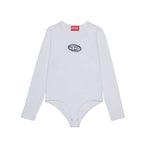 Diesel Kids Body Bianco con Oval D per Bambine