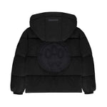 Barrow Kids Giubbotto Imbottito Nero Unisex con Cappuccio e Orsetto Rimovibile per Bambini