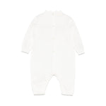 Elisabetta Franchi La Mia Bambina Tutina Panna Pointelle per Neonate