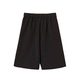 Twinset Kids Bermuda Nero con Logo per Bambine