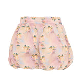 Palm Angels Kids Short Rosa Fantasia Palme per Bambine