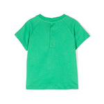 Moschino Kids T-shirt Verde Teddy Bear per Neonati