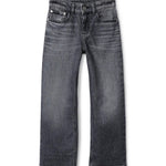 Calvin Klein Kids Denim Jeans Grigio Scuro per Bambini