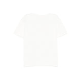 Elisabetta Franchi La Mia Bambina T-shirt Avorio con Ricamo Logo per Neonate