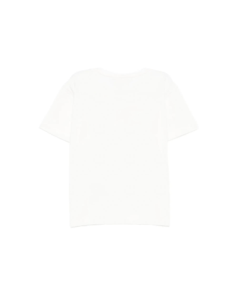 Elisabetta Franchi La Mia Bambina T-shirt Avorio con Ricamo Logo per Neonate