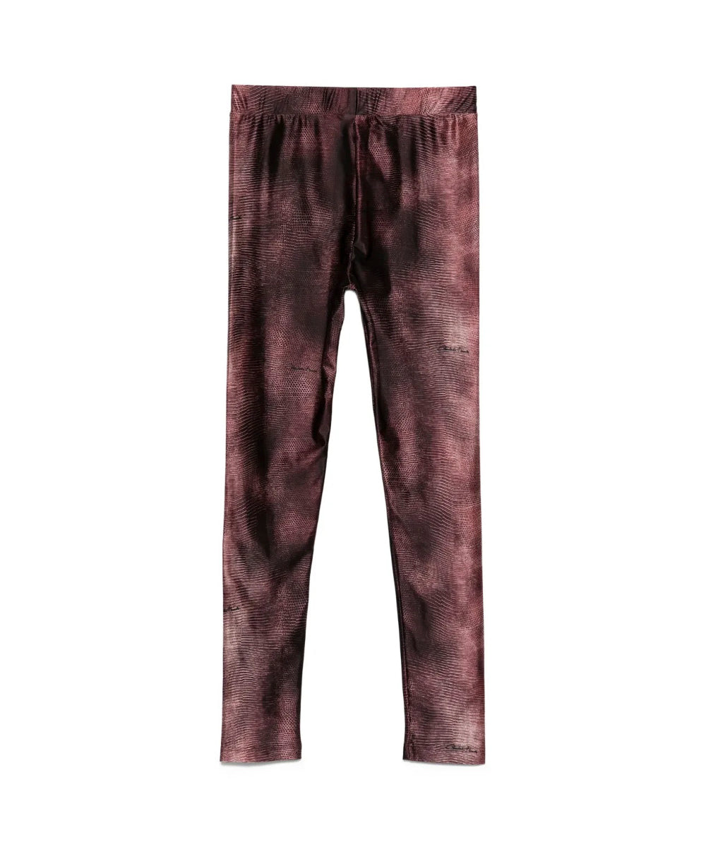 Elisabetta Franchi La Mia Bambina Leggings Merlot per Bambine