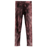 Elisabetta Franchi La Mia Bambina Leggings Merlot per Bambine