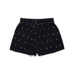 N°21 Kids Shorts Neri All over Palms per Bambine