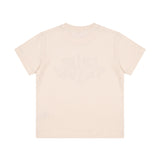 Elisabetta Franchi La Mia Bambina T-shirt Nude con Ricamo Logo per Bambine