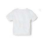Elisabetta Franchi La Mia Bambina T-Shirt Panna con Logo (retro)