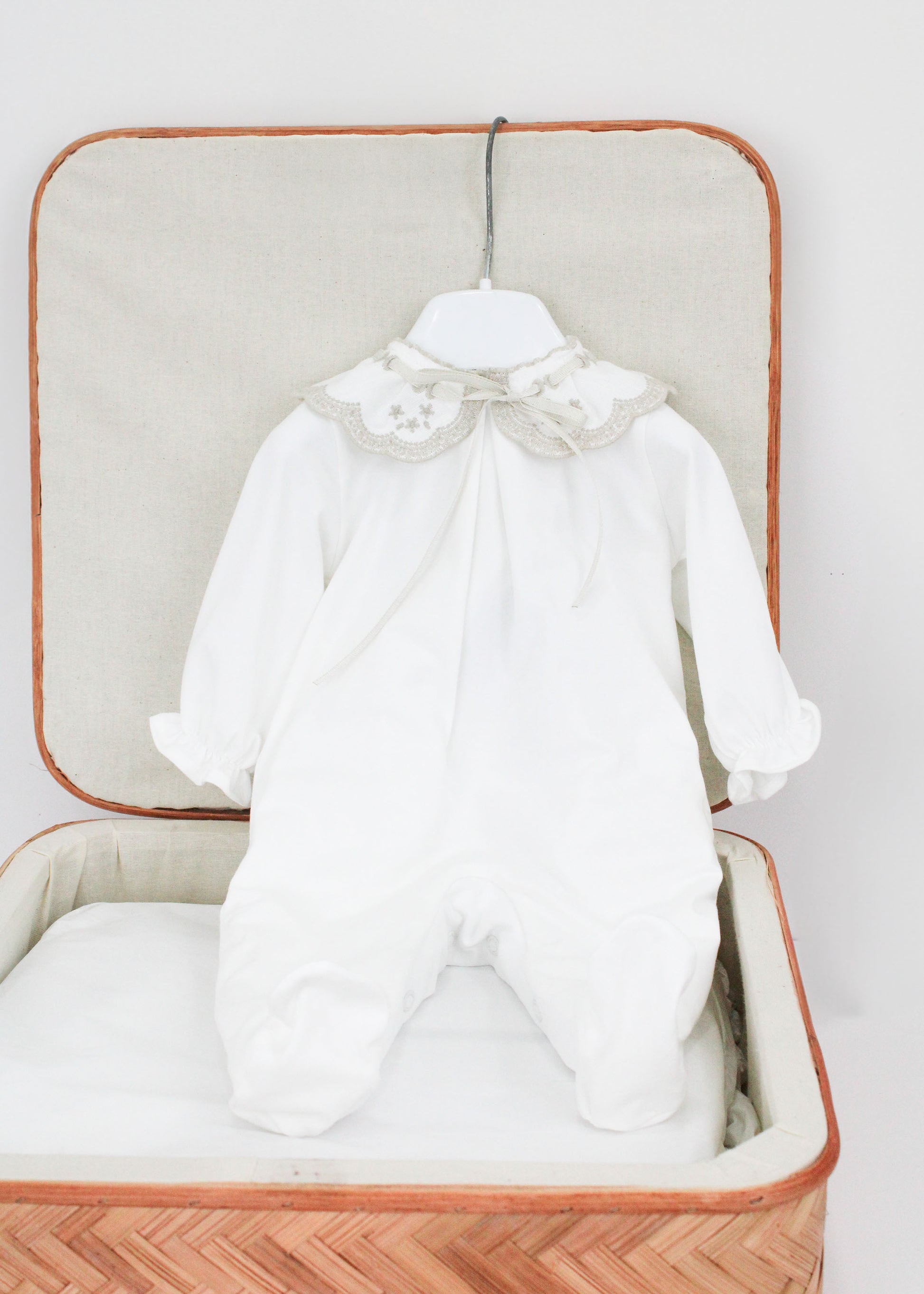 Deolinda Tutina Panna/Beige per Neonate