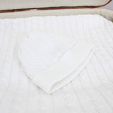 Le Coconne Cappello Bianco per Neonati