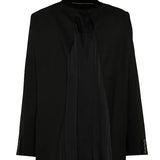 Maison Margiela Kids Giacca Nero con Logo Unisex