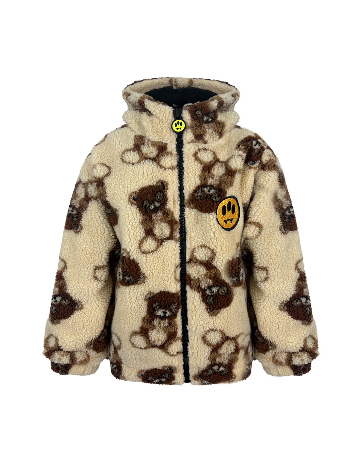 Barrow Kids Giacca Teddy Unisex con Cappuccio e Zip per Bambini