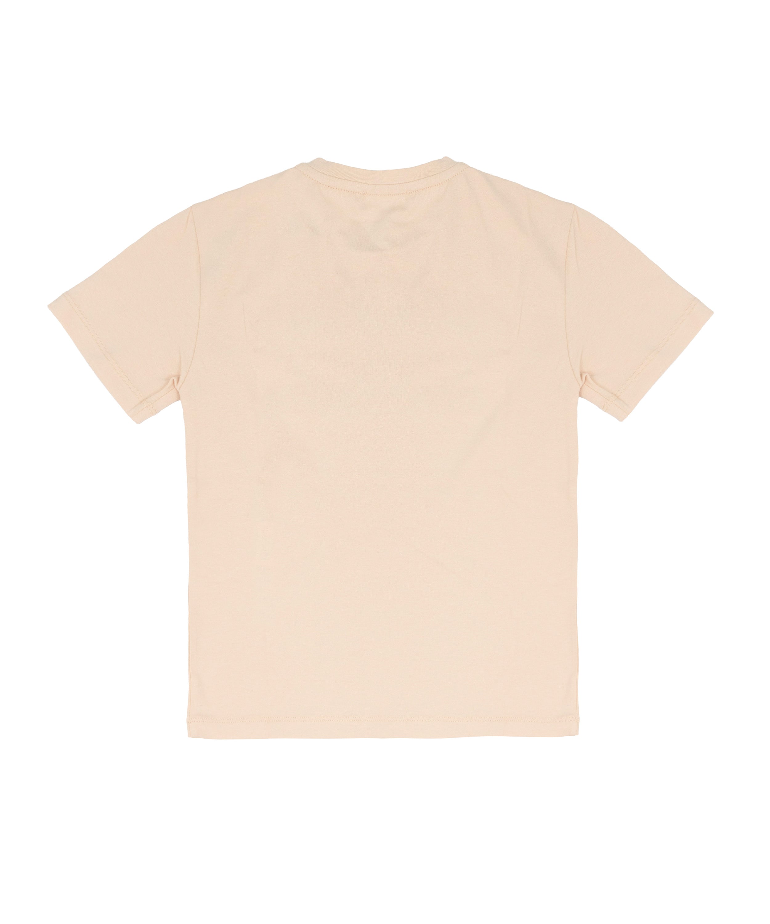 Elisabetta Franchi La Mia Bambina T-Shirt Rosa con Logo in Strass Oro a Contrasto per Bambine