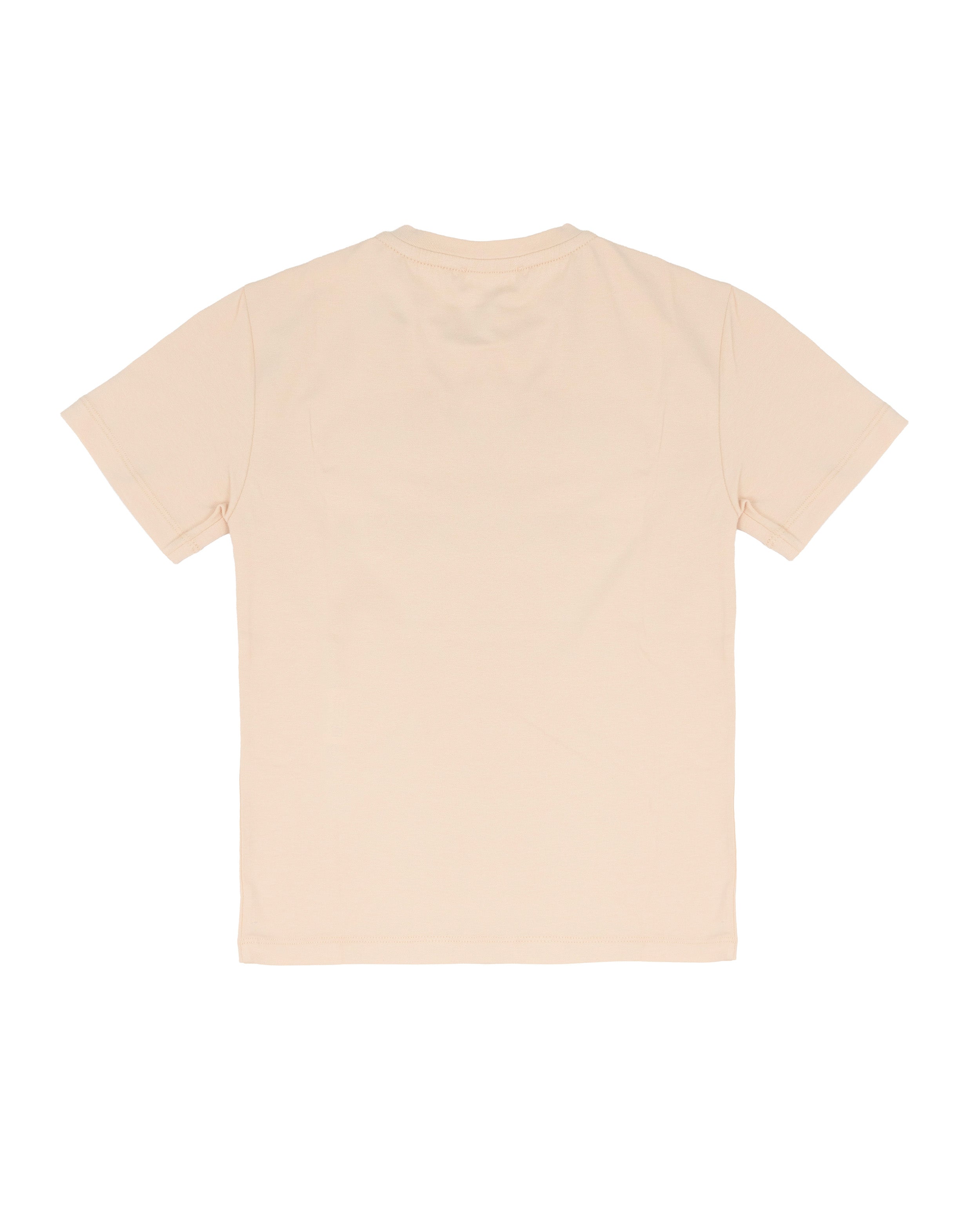 Elisabetta Franchi La Mia Bambina T-Shirt Rosa con Logo in Strass Oro a Contrasto per Bambine