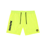 Barrow Kids Costume Boxer Giallo Fluo con Logo per Bambini