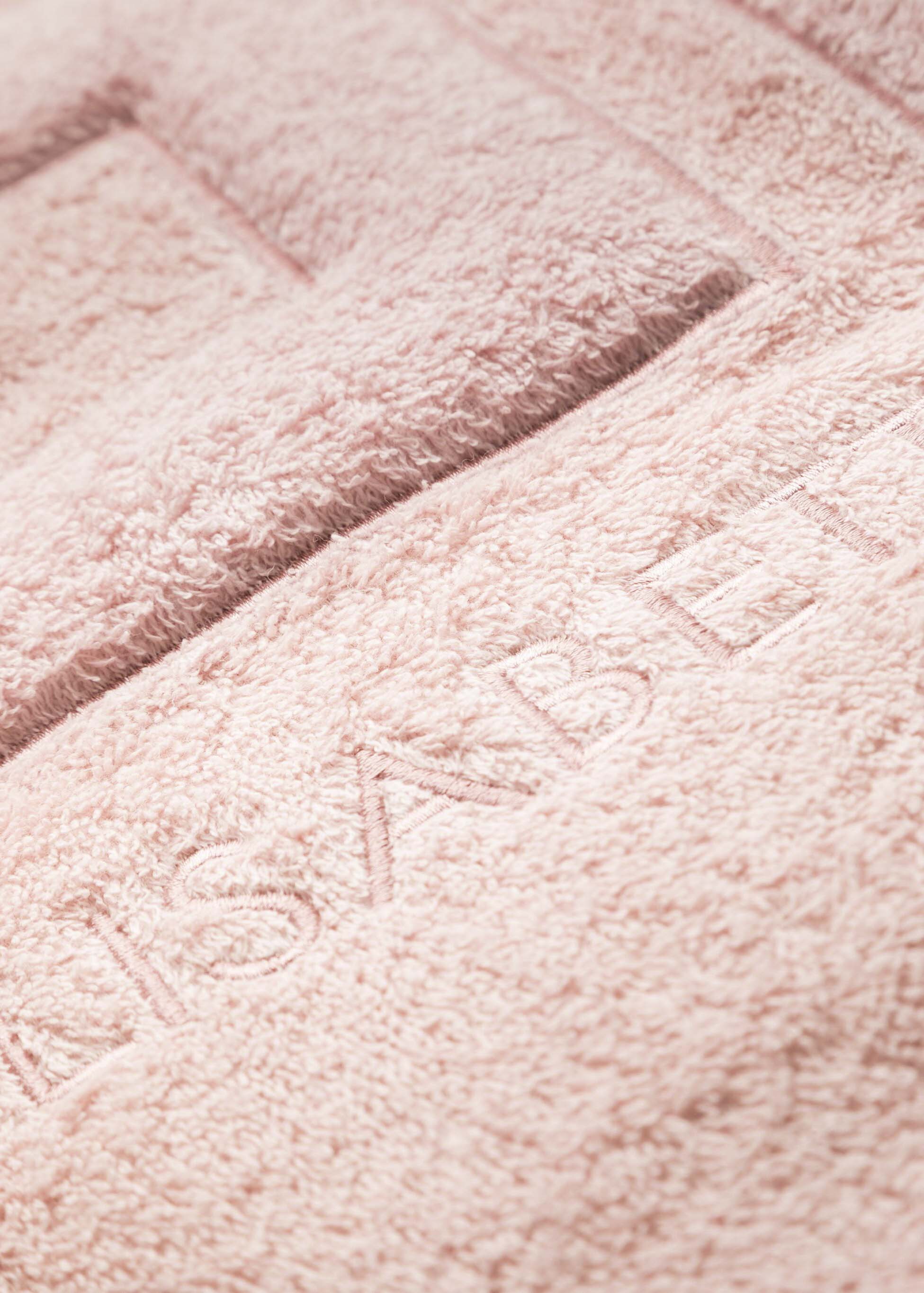 Elisabetta Franchi La Mia Bambina Asciugamano in Spugna Rosa con Logo