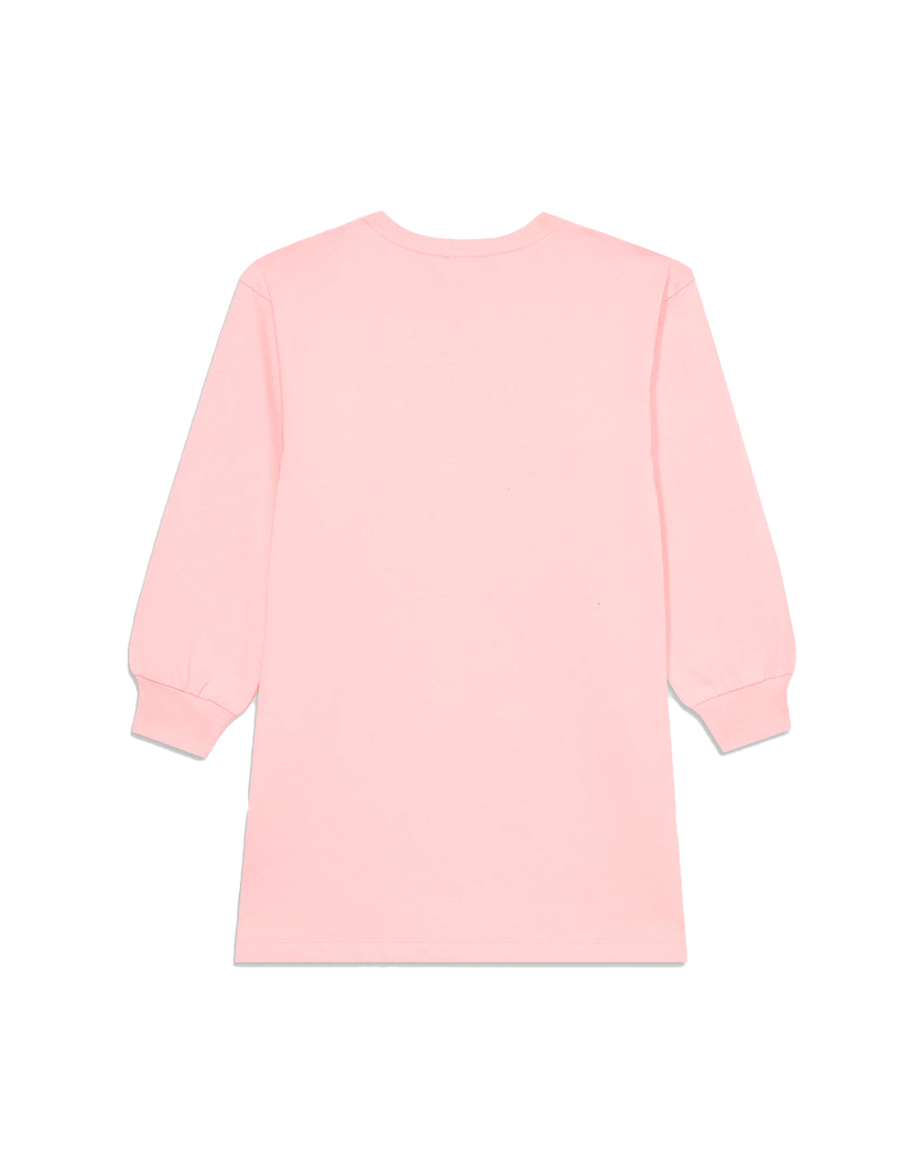Moschino Kids Abito Rosa con Stampa Logo per Bambine