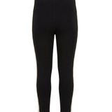 Palm Angels Kids Leggins Nero con Logo per Bambine