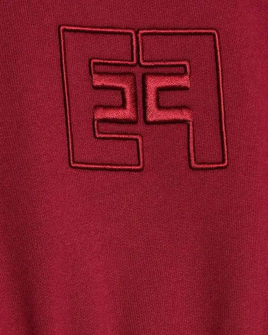 Elisabetta Franchi La Mia Bambina Abito Cherry in Cotone con Logo Ricamato per NEonate