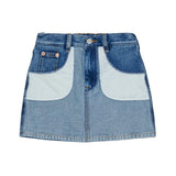 Maison Margiela Kids Gonna in Denim per Bambine