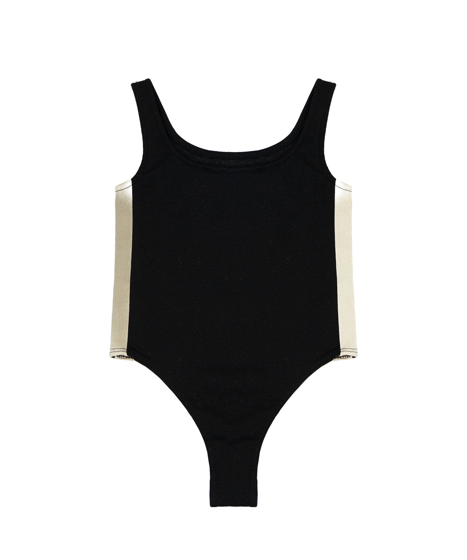 Palm Angels Kids Body Nero con Logo per Bambine