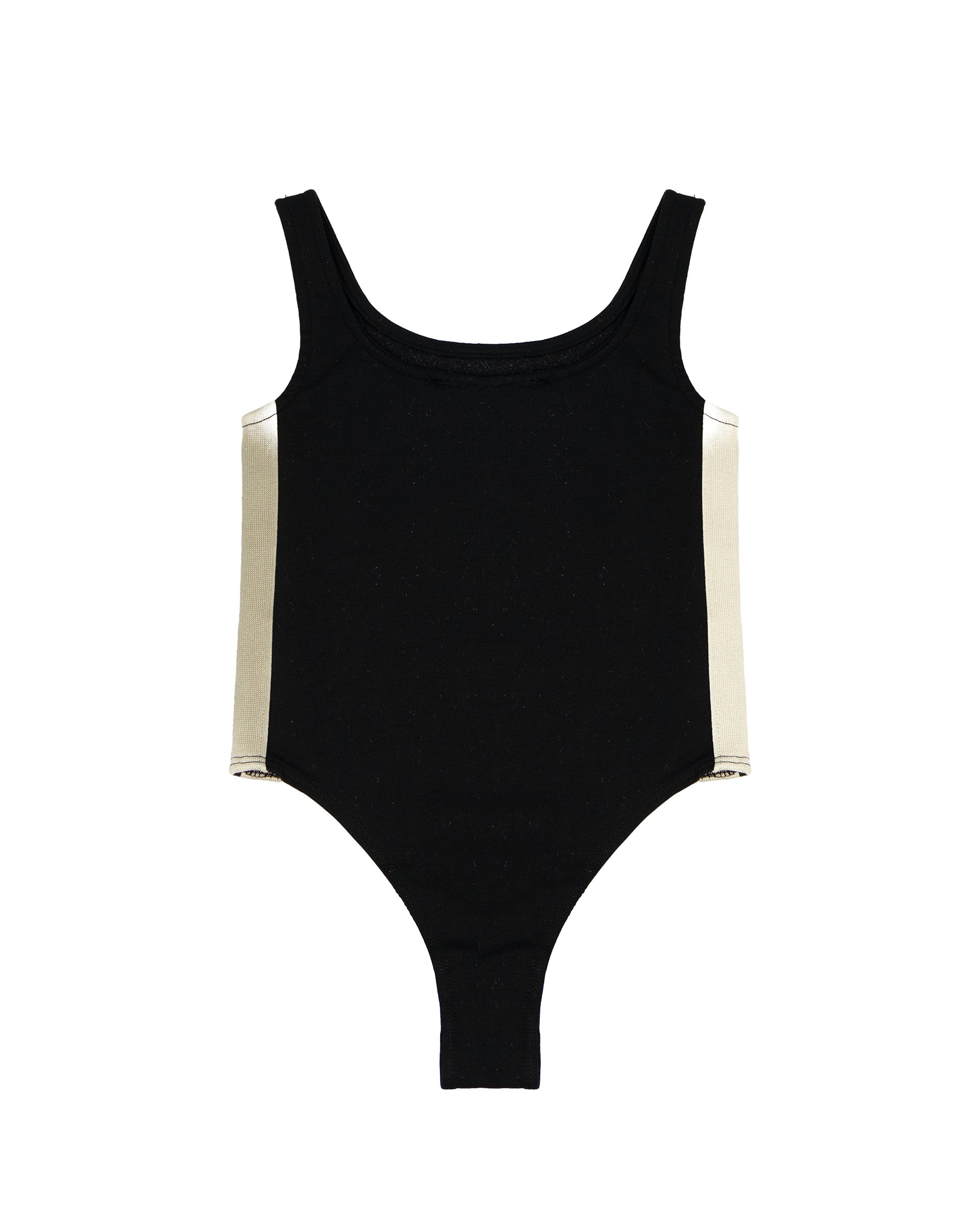 Palm Angels Kids Body Nero con Logo per Bambine