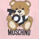Moschino Kids T-shirt Rosa con Stampa Toy per Bambini