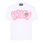 Barrow Kids T-Shirt Bianco con Stampa per Bambine