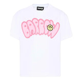 Barrow Kids T-Shirt Bianco con Stampa per Bambine