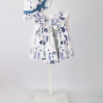 Minibanda Pagliaccetto con Cappellino Fantasia per Neonate