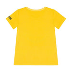 Moschino Kids T-shirt Gialla con Smile per Bambini (retro)