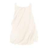 Pinko Kids Tuta Panna Drappeggiata per Bambine