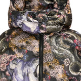 Just Cavalli Kids Giubbino Lungo Heron Color con Stampa Animalier per Bambine