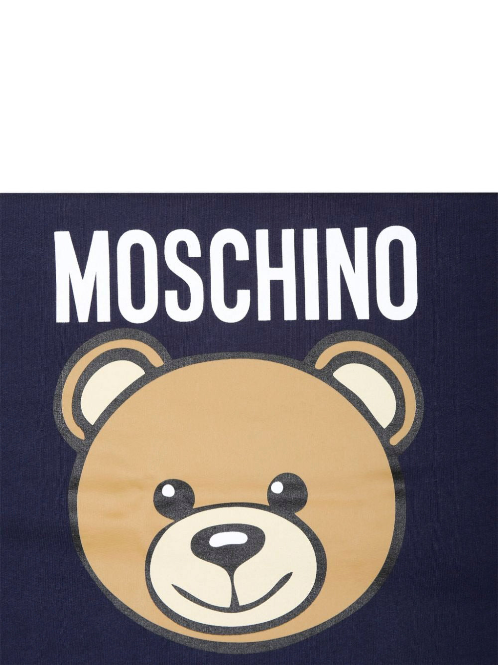 Moschino Kids Coperta Blu con Teddy Bear per Neonati (dettaglio)