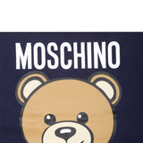 Moschino Kids Coperta Blu con Teddy Bear per Neonati (dettaglio)